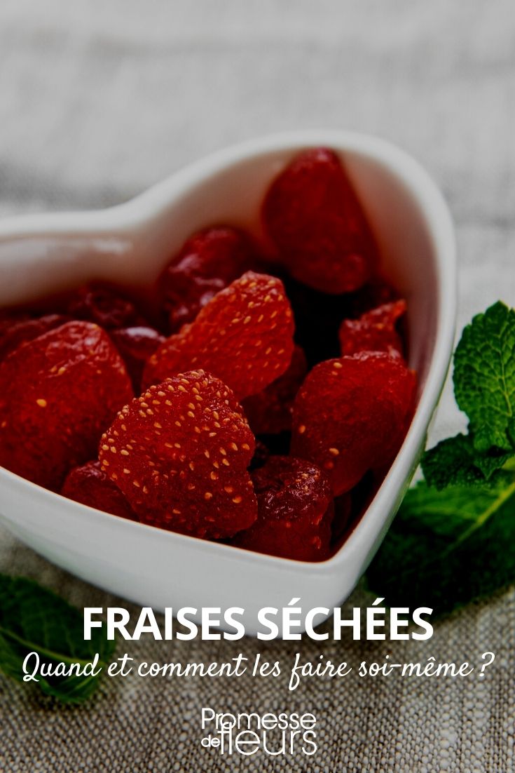 fare fragole essiccate
