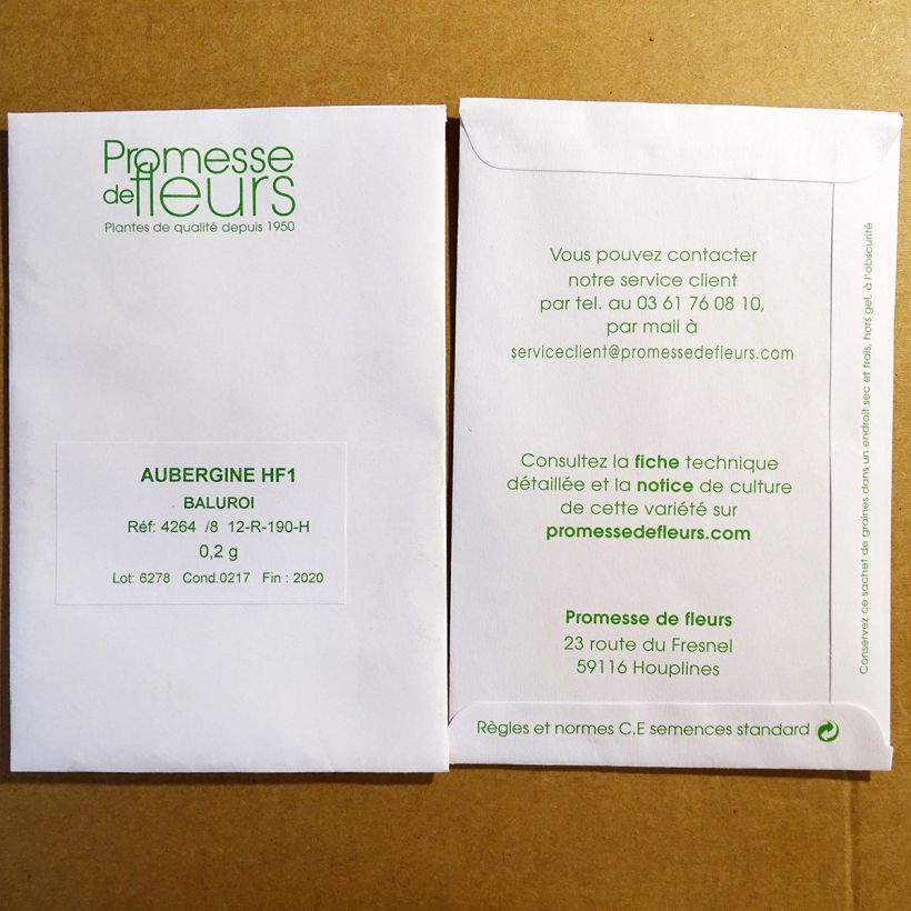 Example of Melanzana Baluroi F1 (semi) sacchetto di 35 semi circa (0,2g) as you get