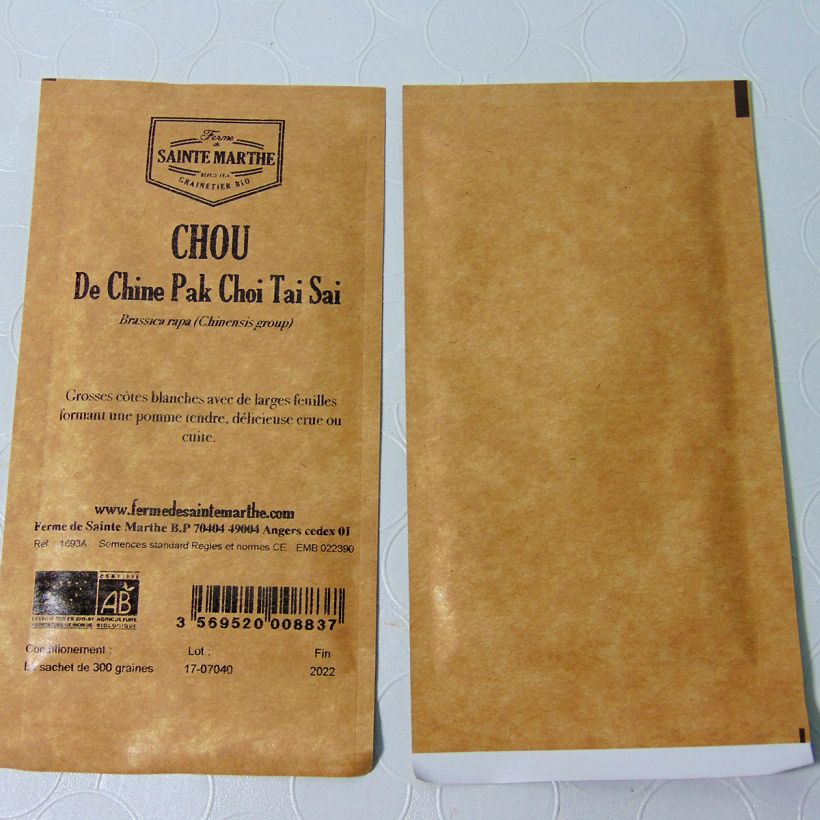 Example of Cavolo cinese Pak Choï Tai Sai sacchetto di 300 semi circa as you get