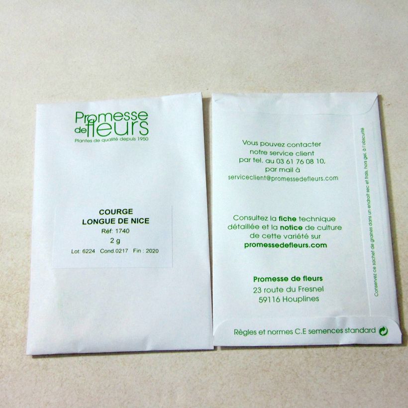 Example of Zucchino trombetta di Nica sacchetto di 12 semi circa (2g) as you get