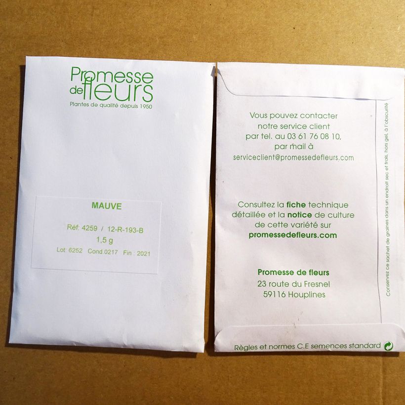 Example of Malva sylvestris (semi) - Malva selvatica sacchetto di 450 semi circa (1,5g) as you get