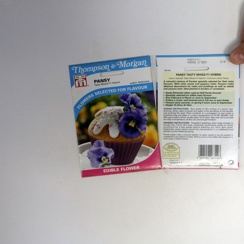 Example of Viola Tasty sacchetto di 18 semi circa as you get