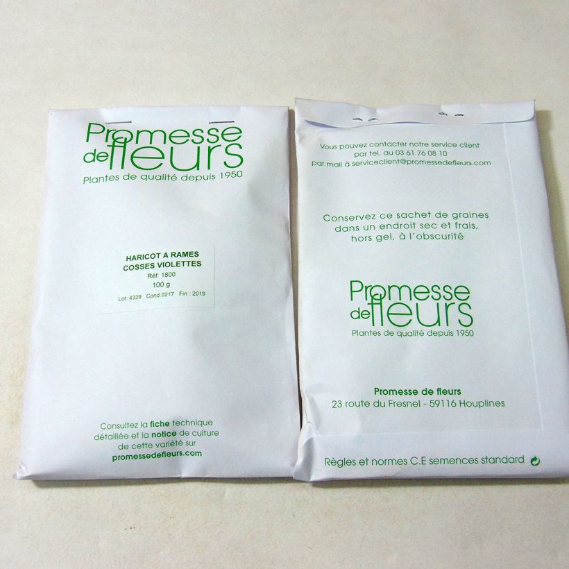 Example of Fagiolo rampicante sacchetto di 200 semi circa (100g) as you get