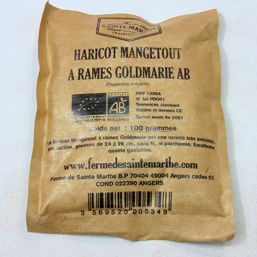 Example of Fagiolo rampicante Goldmarie sacchetto di 200 semi circa (100g) as you get