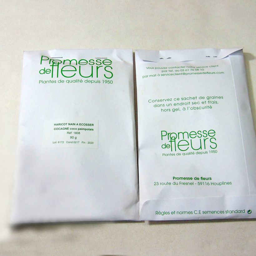 Example of Fagiolo da sgranare Cocagne sacchetto di 150 semi circa (90g) as you get