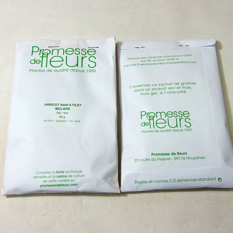 Example of Fagiolo nano Molière sacchetto di 220 semi circa (90g) as you get