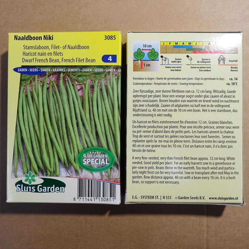 Example of Fagiolo nano Niki sacchetto di 150 semi circa (75g) as you get