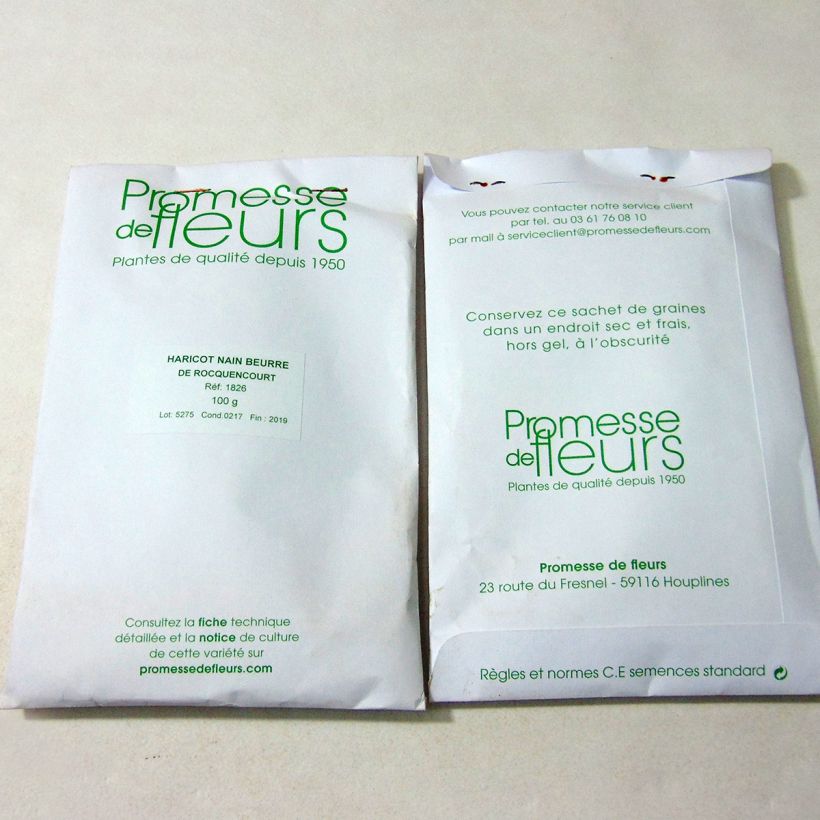 Example of Fagiolino Rocquencourt sacchetto di 250 semi circa (100g) as you get