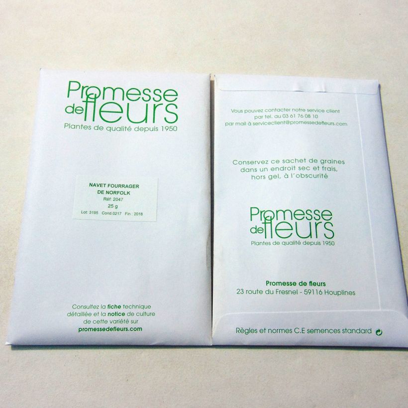 Esempio di esemplare Rapa Foraggio rosso della Norfolk sacchetto di 10000 semi circa (25g) come consegnato