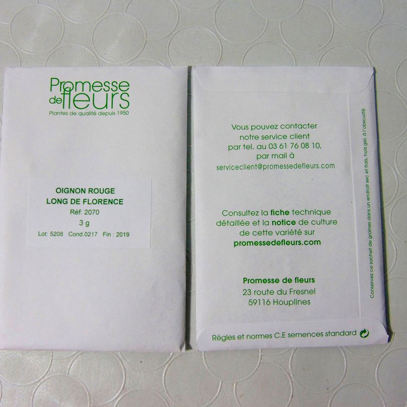 Example of Cipolla rossa Rouge long de Florence sacchetto di 600 semi circa (3g) as you get