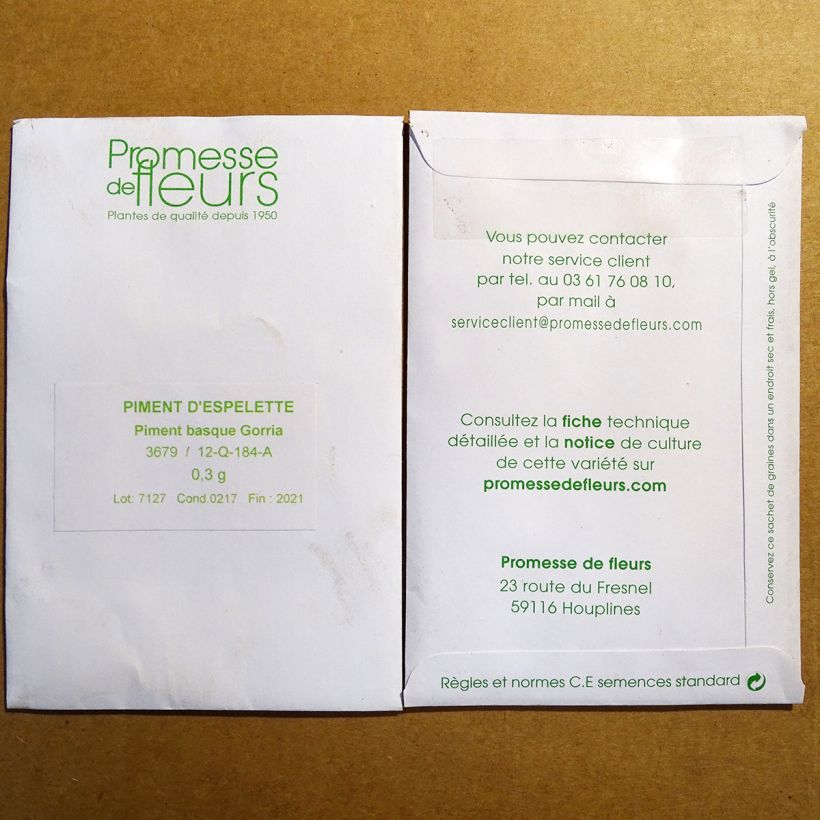 Example of Peperoncino Gorria sacchetto di 25 semi circa as you get