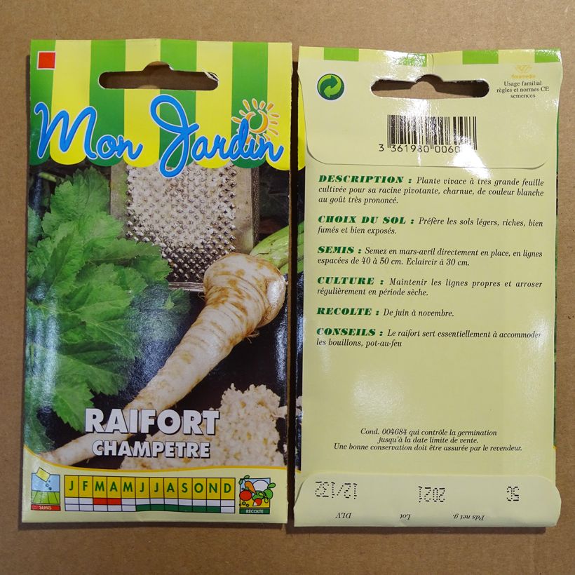 Example of Armoracia rusticana (semi) - Cren sacchetto di semi da 5 grammi as you get