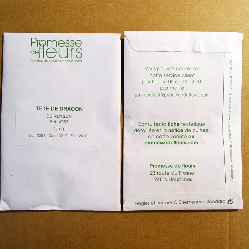 Example of Dracocephalum moldavica - Melissa moldavica sacchetto di 700 semi circa (1,5g) as you get