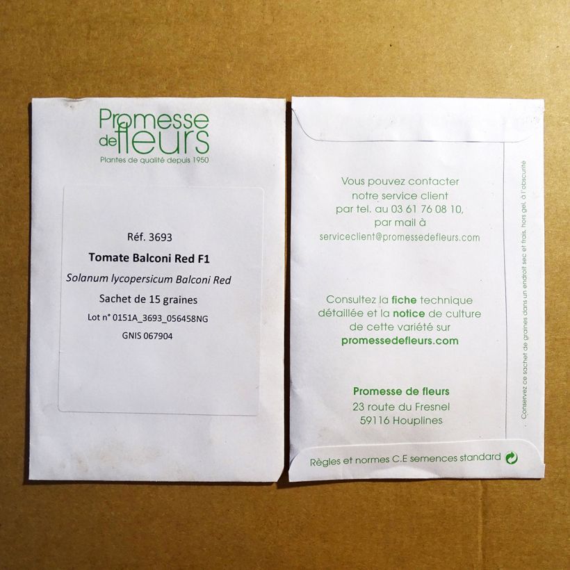 Esempio di esemplare Pomodoro ciliegino/datterino Balconi Red sacchetto di 15 semi circa come consegnato