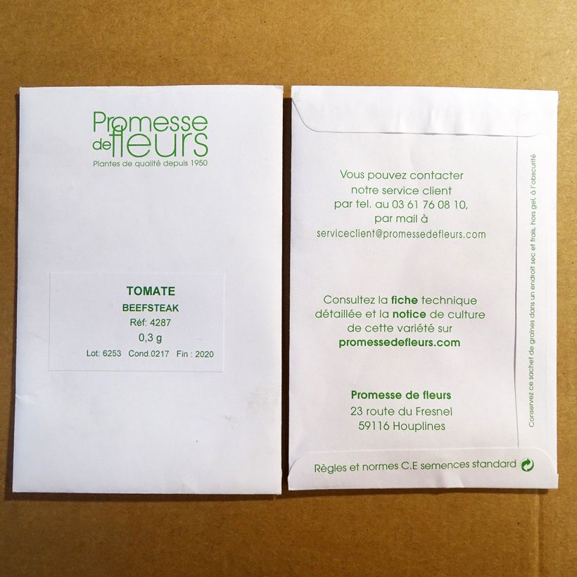 Example of Pomodoro cuore di bue/Beefsteak Beefsteak sacchetto di 80 semi circa (0,3g) as you get