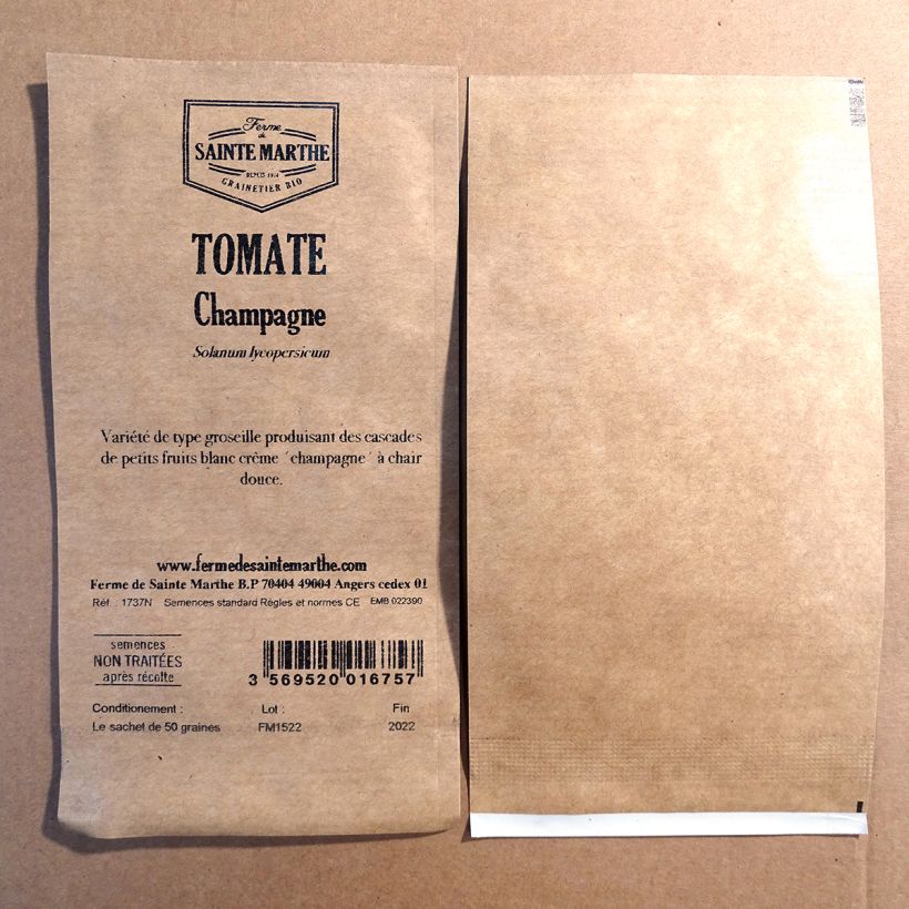 Example of Pomodoro Champagne sacchetto di 50 semi circa as you get