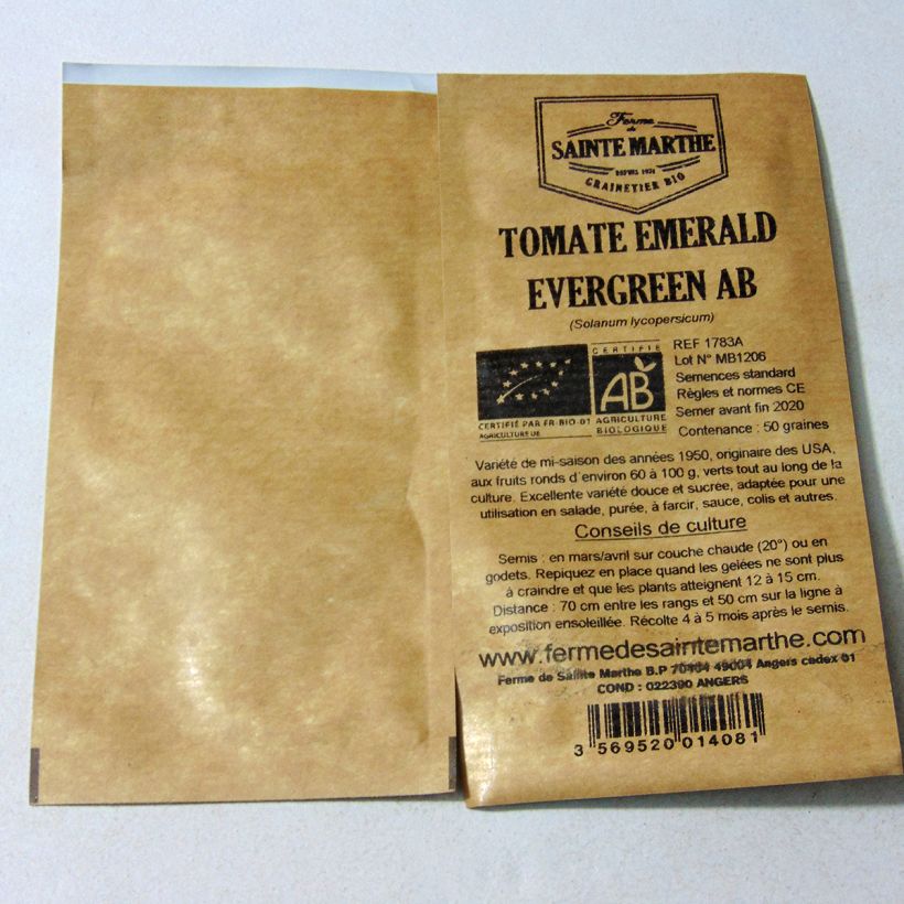 Example of Pomodoro verde Emerald Evergreen sacchetto di 50 semi circa as you get