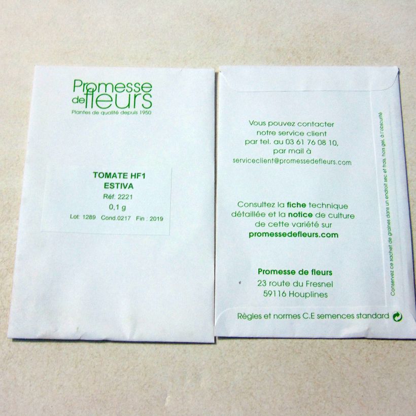 Example of Pomodoro Estiva F1 sacchetto di 25 semi circa (0,1g) as you get