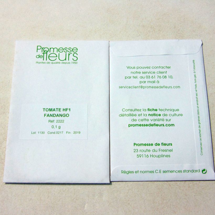 Example of Pomodoro a grappolo Fandango sacchetto di 25 semi circa (0,1g) as you get