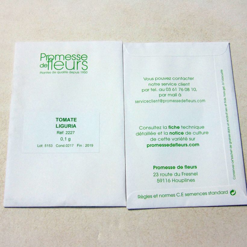 Example of Pomodoro cuore di bue/Beefsteak Liguria sacchetto di 30 semi circa (0,1g) as you get