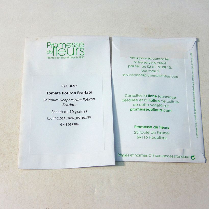 Esempio di esemplare Pomodoro cuore di bue/Beefsteak Zucca scarlatta sacchetto di 10 semi circa come consegnato