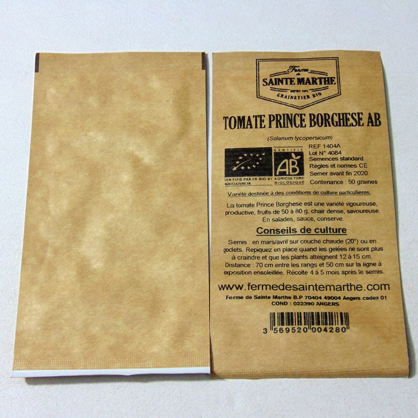 Example of Pomodoro ciliegino Principe Borghese Bio - Ferme de Sainte Marthe sacchetto di 50 semi circa as you get