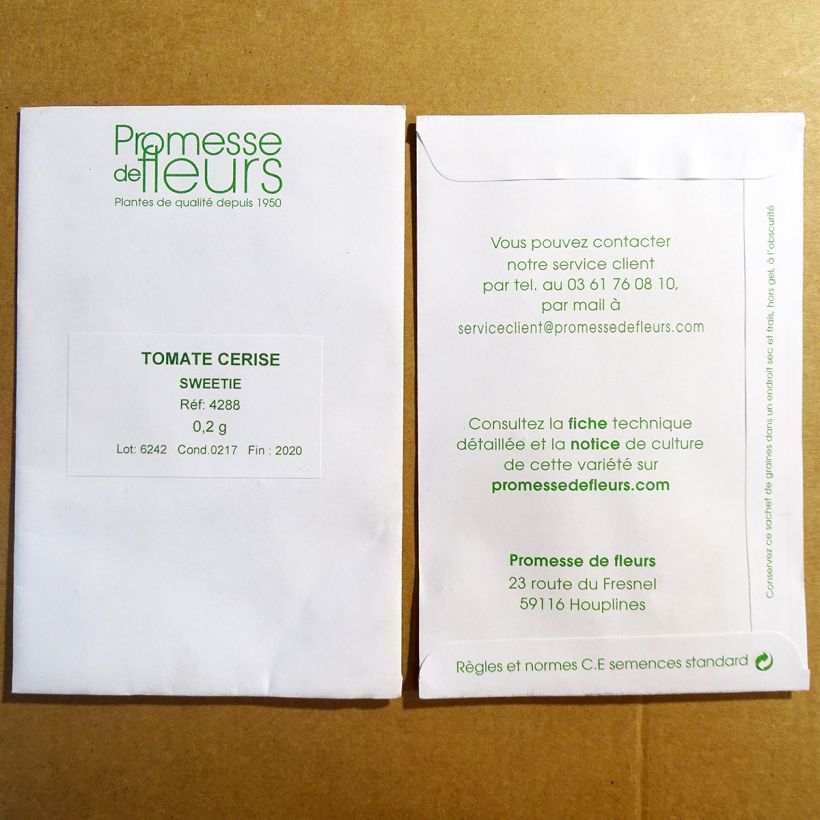 Example of Pomodoro ciliegino/datterino Sweetie sacchetto di 100 semi circa (0,2g) as you get