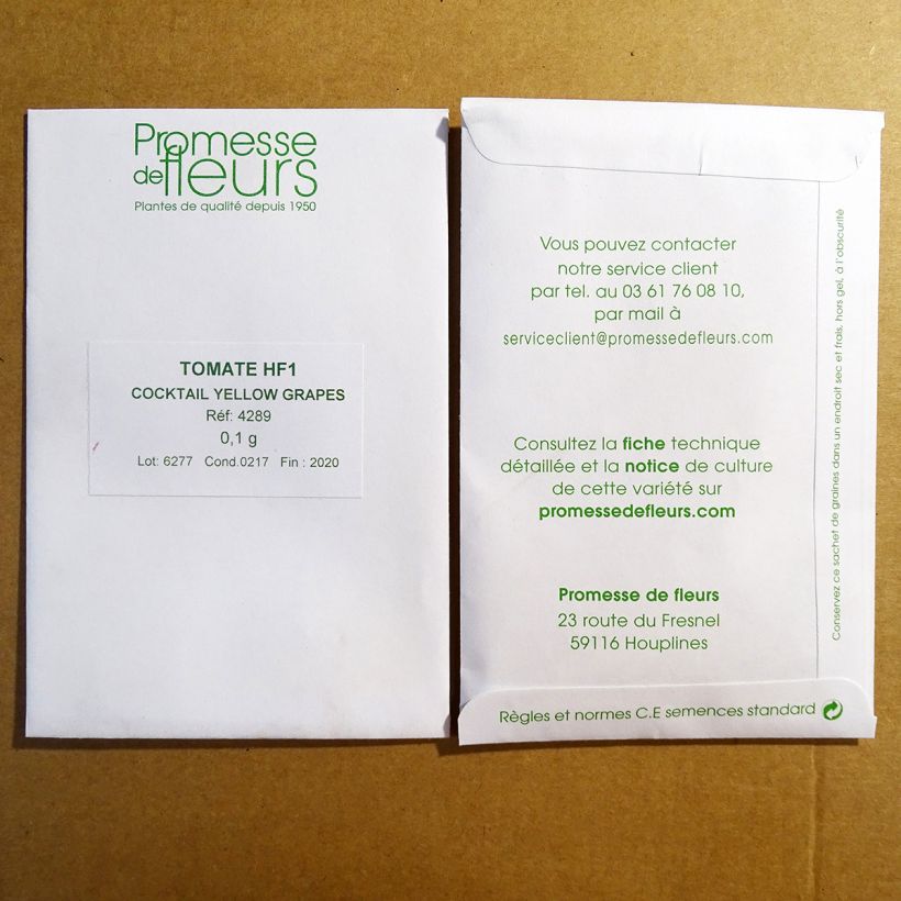 Esempio di esemplare Pomodoro ciliegino/datterino Yellow Grapes F1 sacchetto di 50 semi circa (0,1g) come consegnato