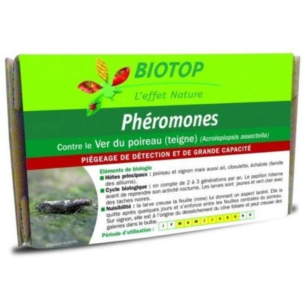 Feromone Tignola del porro Acrolepiopsis assectella Biotop - 2 capsule