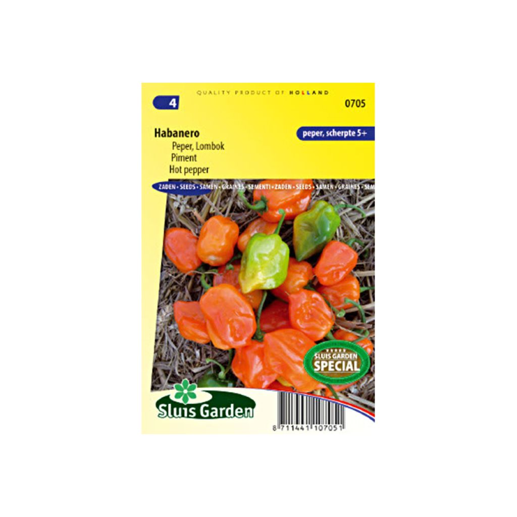 Peperoncino piccante Habanero