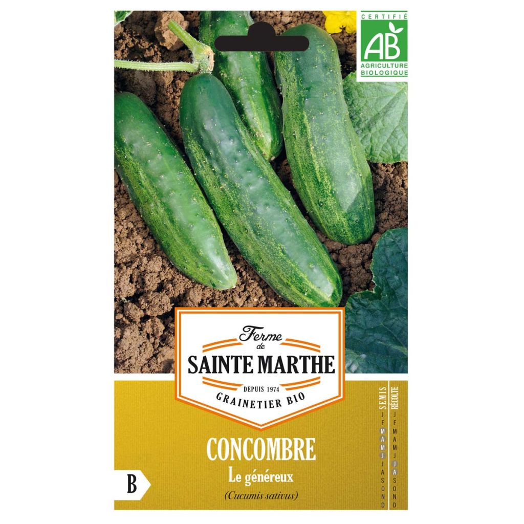 Cetriolo Le Généreux Bio - Ferme de Sainte Marthe
