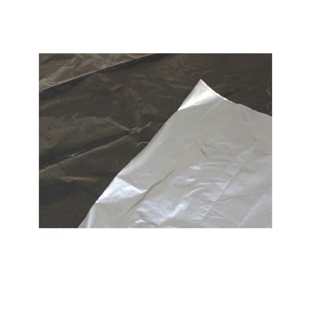 Film per pacciamatura nero e argento pre-tagliato 30 micron 1.40 x 10 m