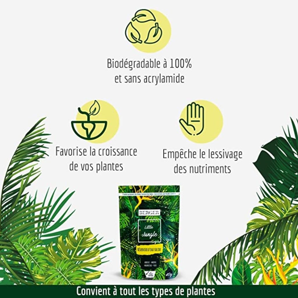 Serbatoio d'acqua solido, ritenitore idrico. Little jungle