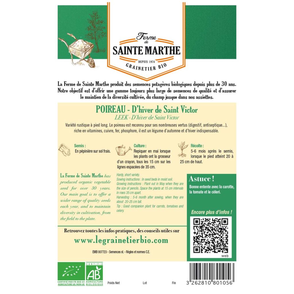 Porro Saint Victor Bio