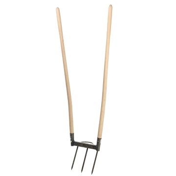 Bioforca a 3 denti forgiati tradizionale De Pypere