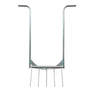 Bioforca a 5 denti in metallo zincato De Pypere