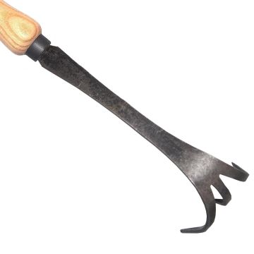 Cultivatore Bio 3 denti tradizionale De Pypere - Zappa da giardino