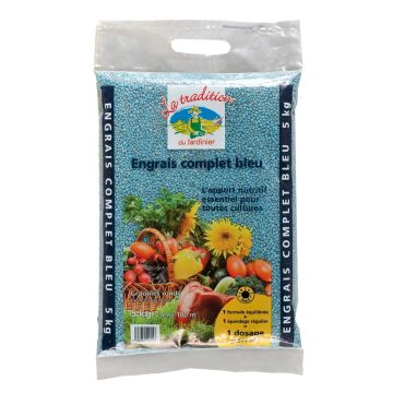 Fertilizzante completo blu NPK 12,12,17 + 2 MgO