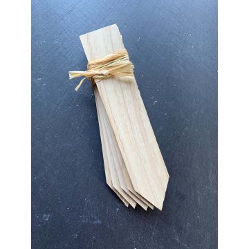 Etichetta da piantare rettangolare in castagno