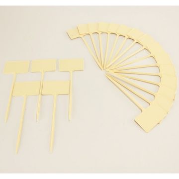 Etichette da piantare avorio 13,5 cm - vendute in confezione da 20