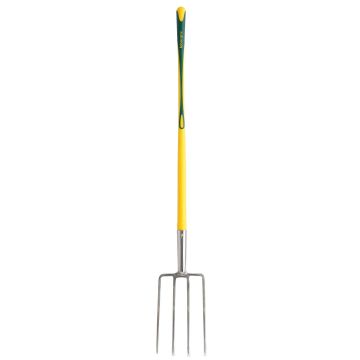 Forca da scavo 4 rebbi inox manico Novagrip impugnatura Leborgne