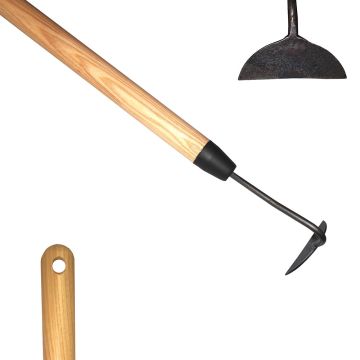 Grande zappa tradizionale a forma di mezzaluna De Pypere