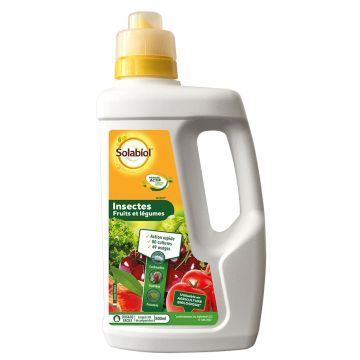 Insetticida per Frutta e Ortaggi Solabiol  flacone con tappo dosatore integrato 800 ml
