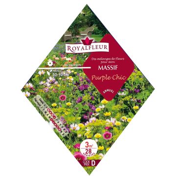 Mischia per aiuola Purple Chic - Bustina 3 m2