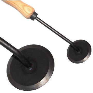 Piccola zappa tradizionale a testa tonda De Pypere