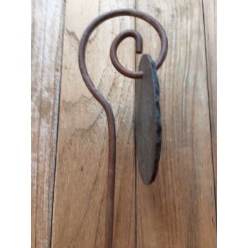 Porta etichetta in acciaio doppia voluta Ø 5mm x 100cm