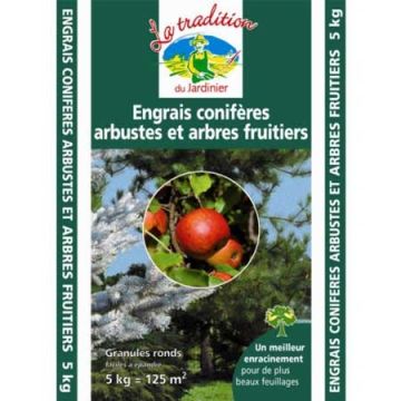 Fertilizzante per conifere NPK 5-10-20 SK + 30 SO3